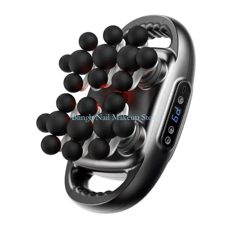 28TA 22 Node Deep Tissue Back Massagers for Back Waist with Ergonomic Design Rechargeable Massage Device Quiet Operation
