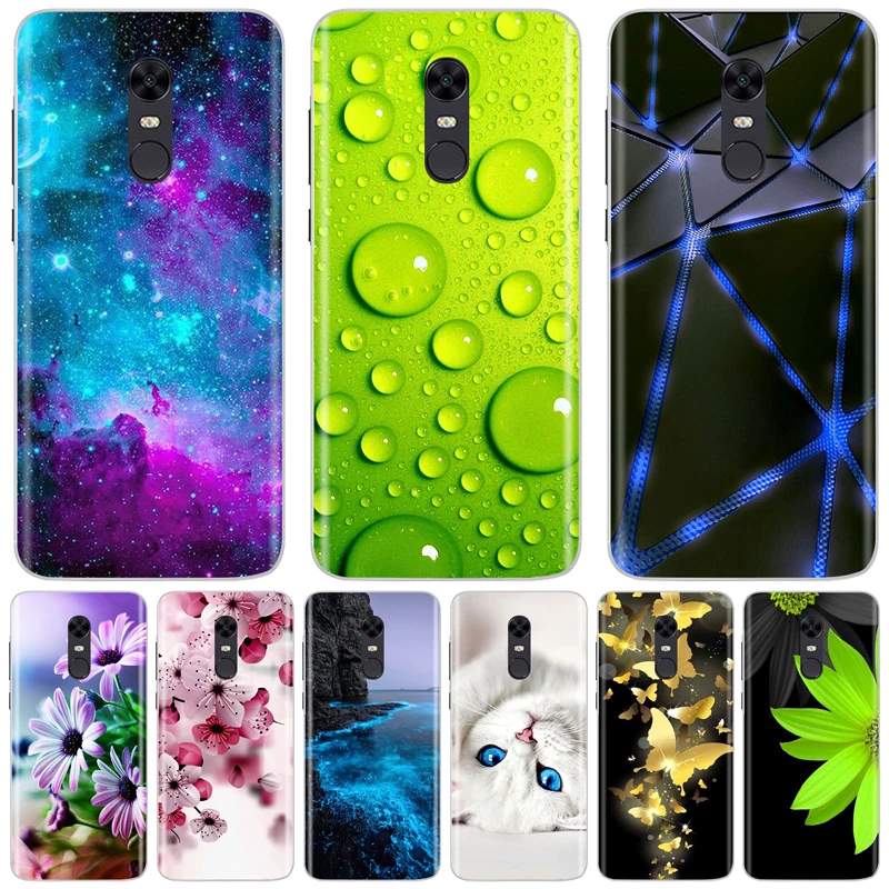 Silicone Case For Xiaomi Redmi 5 Plus Case 5Plus Soft Painted Bags TPU Back Cover Phone Case For Xiaomi Redmi 5 Plus Redmi5 Case