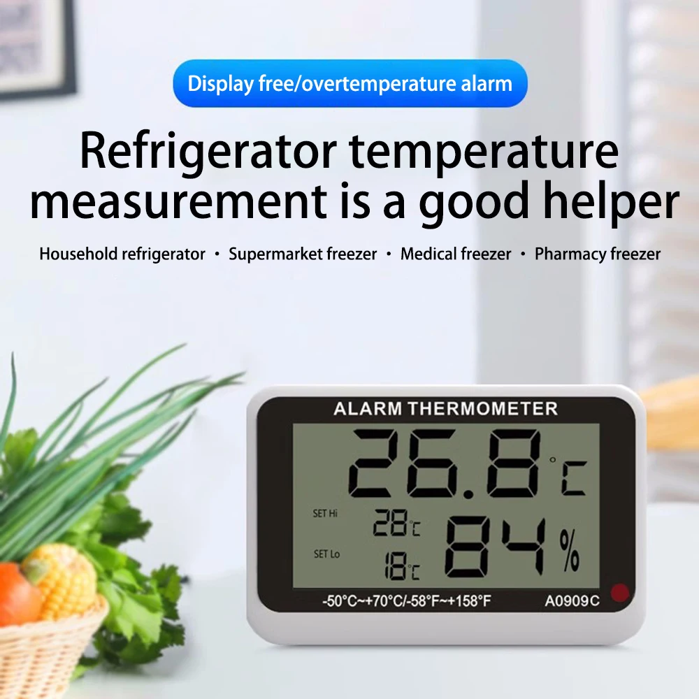 Termómetro interior y exterior, higrómetro inalámbrico, estación meteorológica, Monitor de temperatura y humedad, termómetro interior y exterior