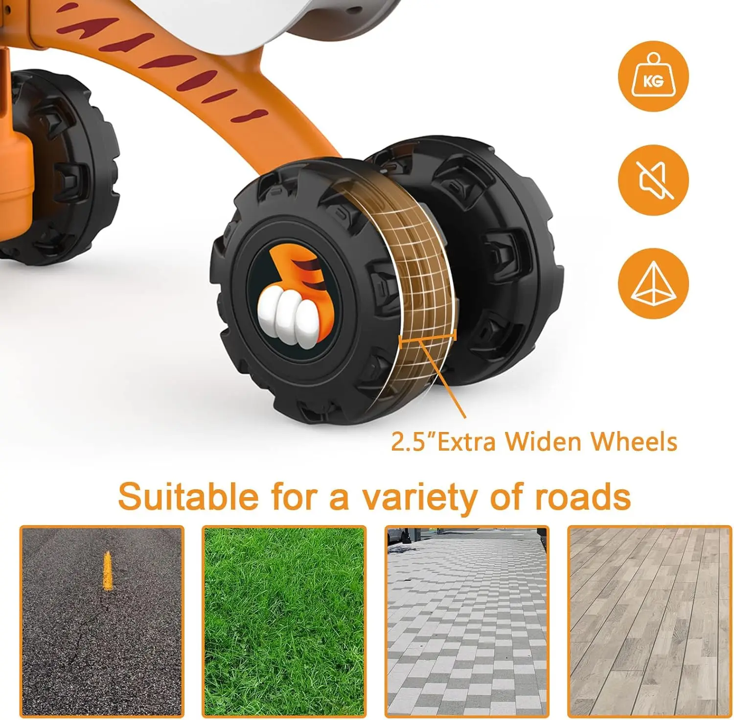 Bicyclette d'équilibre pour bébé garçon et fille de 1 an, jouets d'intérieur et d'extérieur sans pédale pour les tout-petits de 10 à 36 mois, roue silencieuse