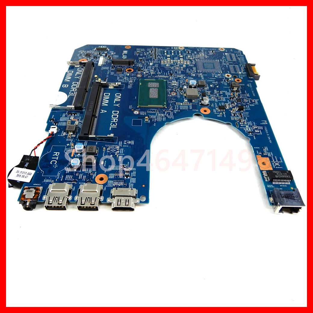 14290-2-dell-latitude-3460-3560-ノートパソコン用マザーボード、cn-0yyvp3、ddr3l、3215u-cpu、uma搭載、動作確認済み。