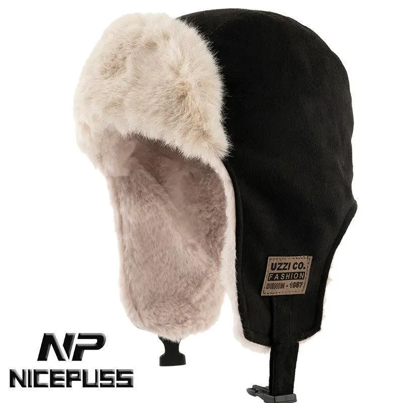 NP Children's Hat Boys Winter Windproof and Cold Thunder Hat Girls Ear Protector Hat Medium Older