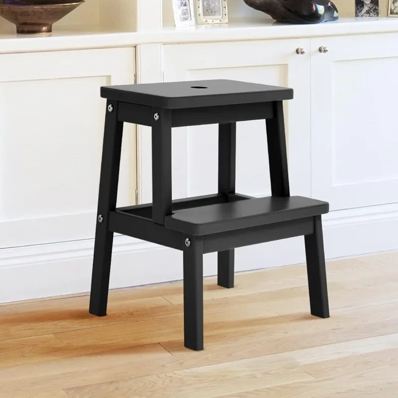 

Wooden Step Stool for Adults with 400lb, Wood Step Stool,Adults Step Stool, Stool for Helper for Kitchen,