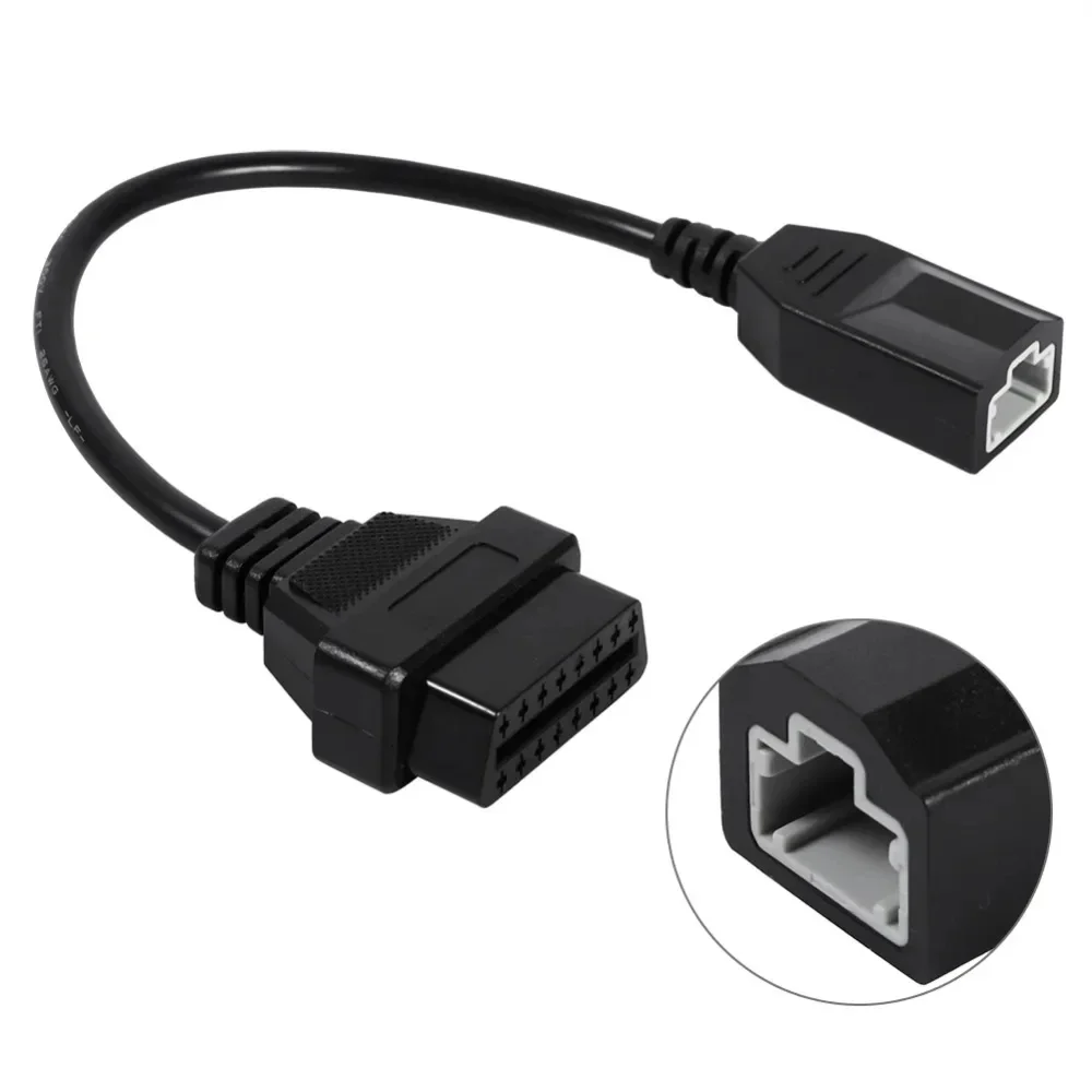 HOT!! Latest OBD2 Cable for Hon/da 3pin OBD1 Adapter OBD2 OBDII for Hon/da 3 Pin To 16 Pin Connector Compatible Diagnostic Tool