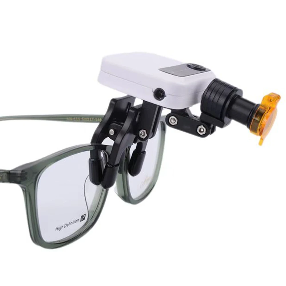 Dental Loupe Wireless Portable 5W LED Headlight Headlamp With Optical Filter For Dentist Surgical Head Light Brightness Adjust