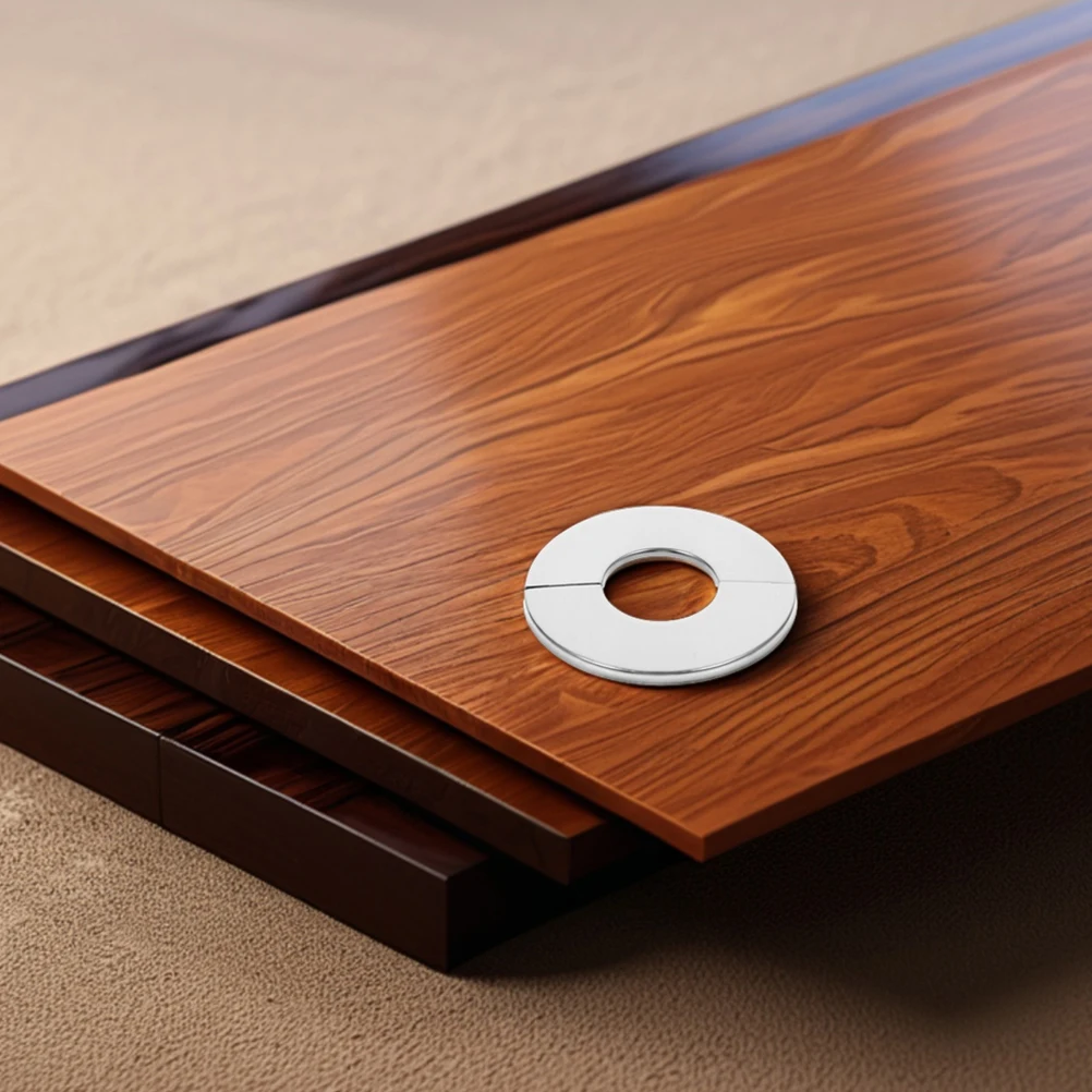 

4-х шт. декоративная крышка для водопроводного крана, круглые накладки на отверстия из нержавеющей стали для душевой трубы, кухни, ванной комнаты, крепление на пластину