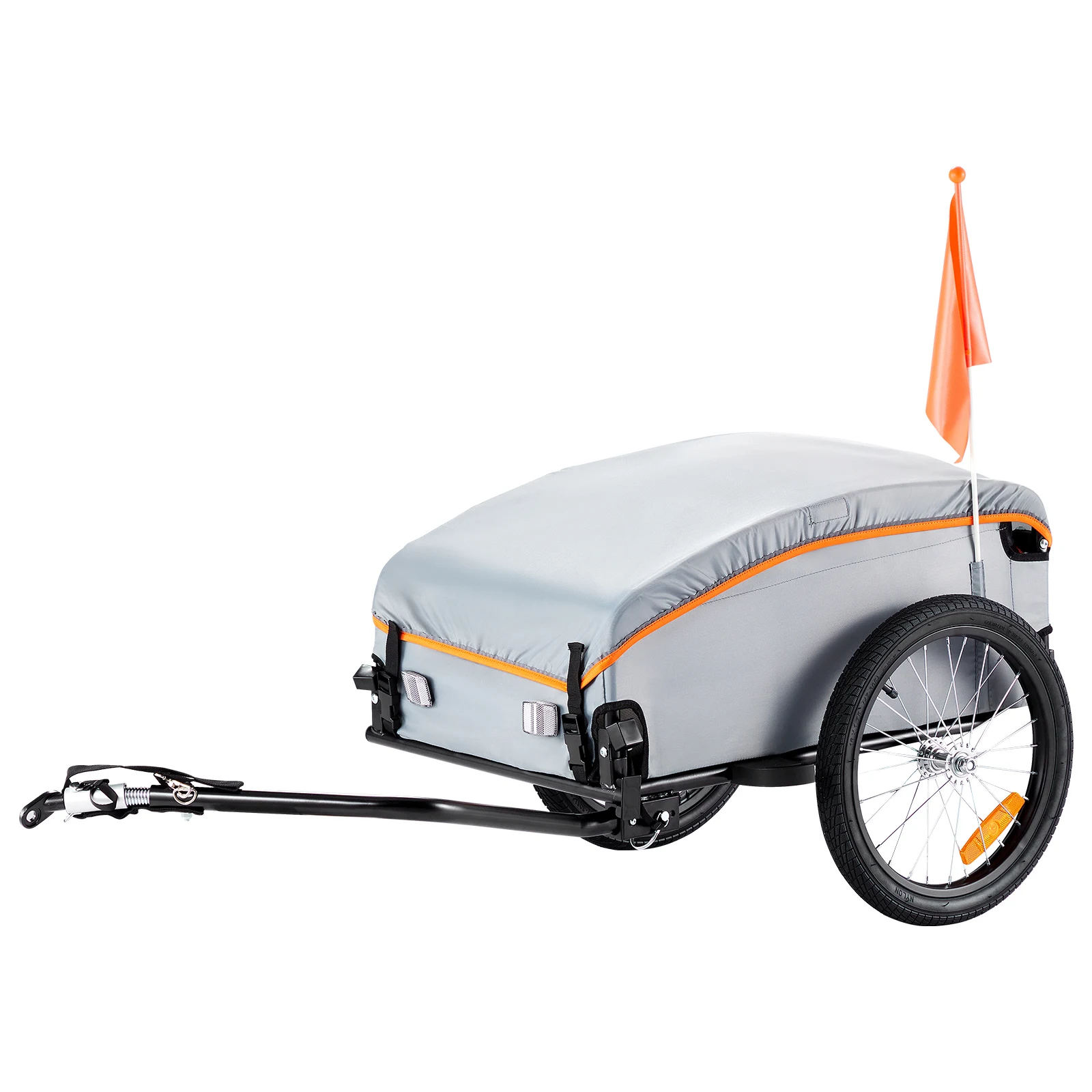 Foldable Bike Cargo Trailer with Waterproof Cover