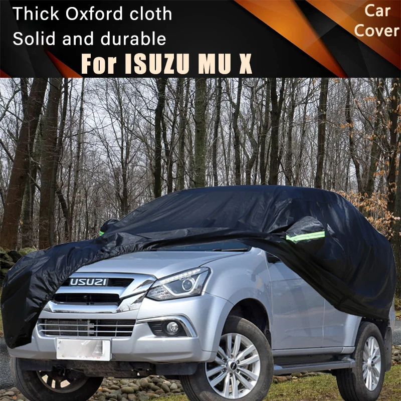 

For ISUZU MU X Car Full Outer Covers Outdoor Waterproof Dustproof Sun Rain Snow Protection Exterior Car Accessories