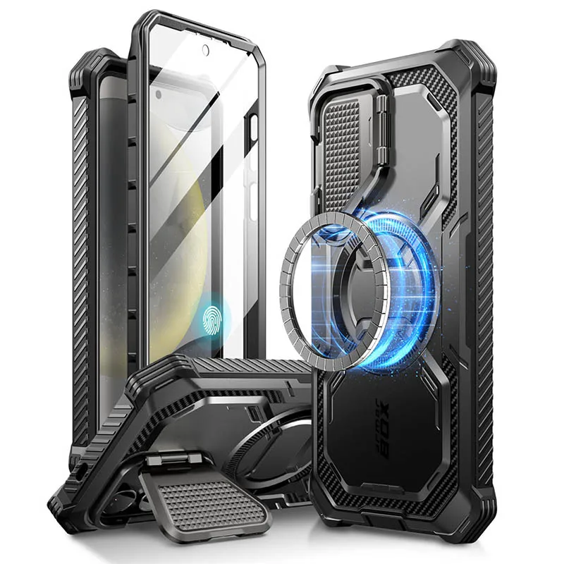 For Samsung Galaxy S24 Plus Case (2024 Release) 6.7 inch I-BLASON Armorbox Full-Body Rugged Case with Built-in Screen Protector