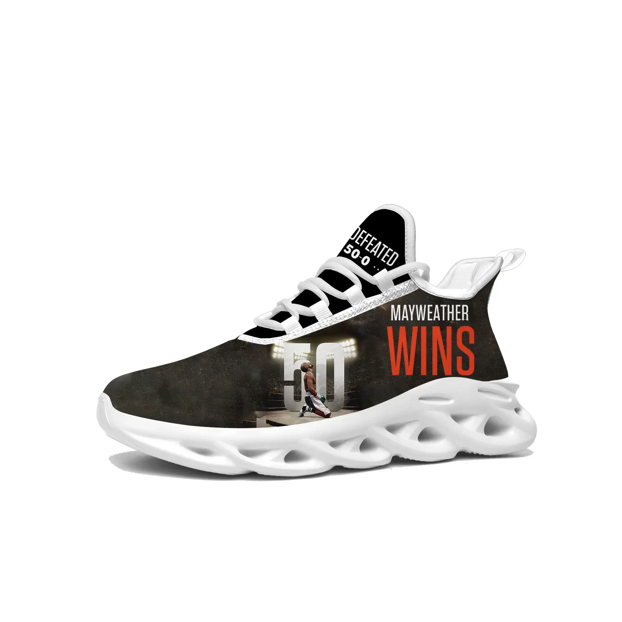 

Floyd Mayweather Undefeated Boxing Champ Flats Sneakers Mens Womens Sports Running Shoes High Quality Sneaker customization Shoe