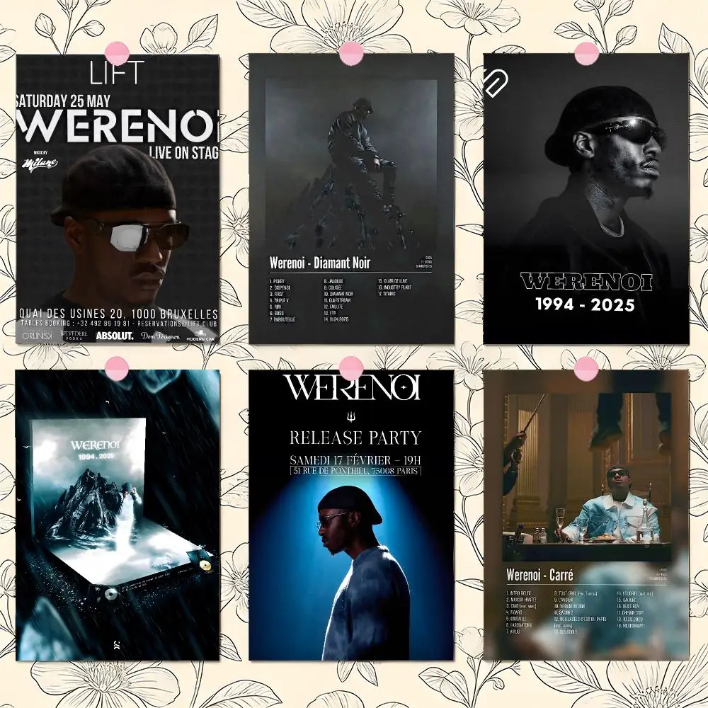 Werenoi P-Pyramide Singer Poster Matte Self-Adhesive Wall Art Print Living Room Bedroom Home Decor