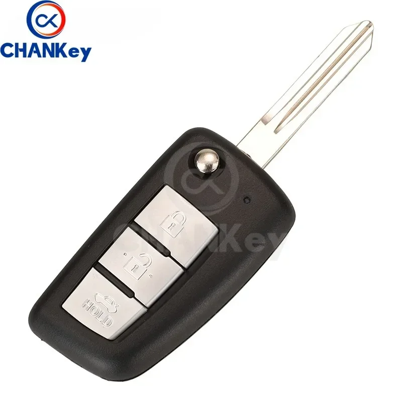 CHANKey 2/3 Buttons 433MHz 4A PCF7952E Flip Remote Key For Nissan Qashqai J11 Pulsar C13 Juke F15 X-Trail T32 Micra CWTWB1G767