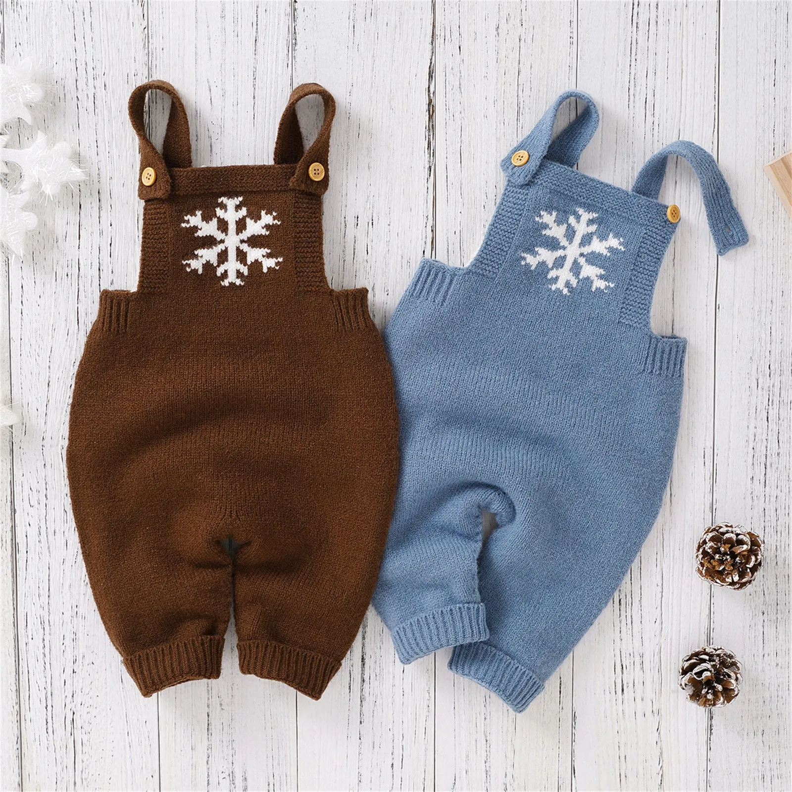 Baby Rompers Sleeveless Knitted Newborn Boys Girls Jumpsuits Hats 2pcs Outfits Sets Autumn Casual Outwear Toddler Infant Clothes