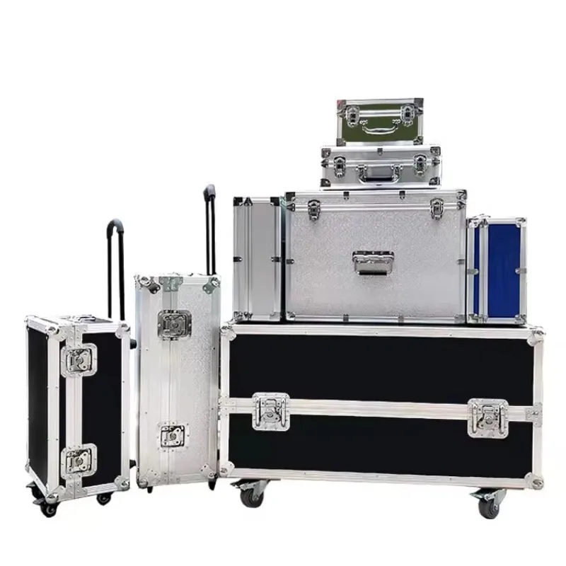 Equipment Beauty Instruments, Tools, Speakers, Custom Flight Cases, DJ Hard Aluminum Cargo Boxes, Screen TV Transport Boxes