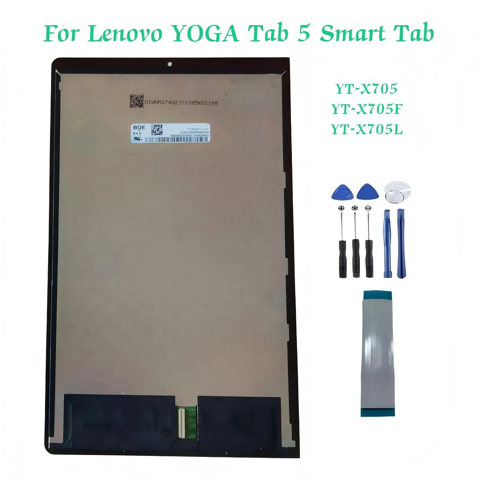 

AAA LCD Display For Lenovo YOGA TAB 5 Smart Tab YT-X705 YT-X705L YT-X705X YT-X705F LCD Touch Screen Digitizer Assembly Panel
