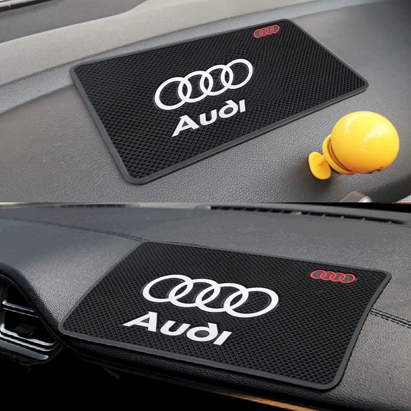 PVC Car Anti-Slip Mat Car Dashboard Sticky Pad Interior Accessories For Audi A3 A4 A5 A6 A7 A8 Q3 Q5 Q7 Q8 B5 B6 B7 B8 TT Sline