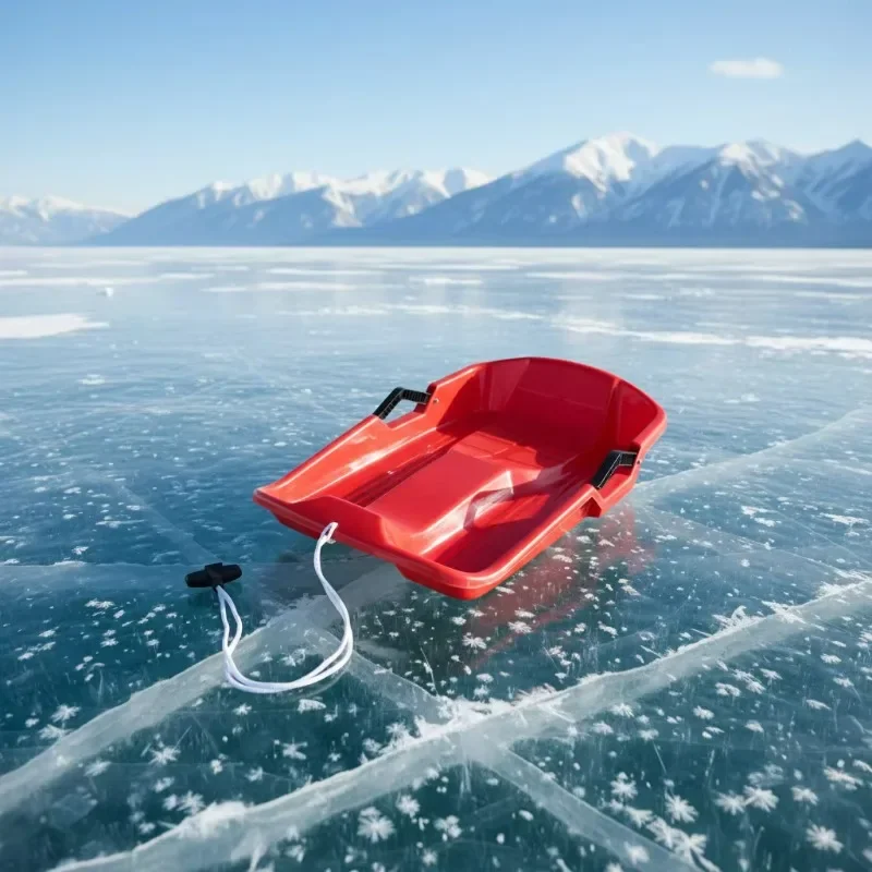 Adult Snow and Grass Sled Board, Suitable for Sledding and Skiing Activities