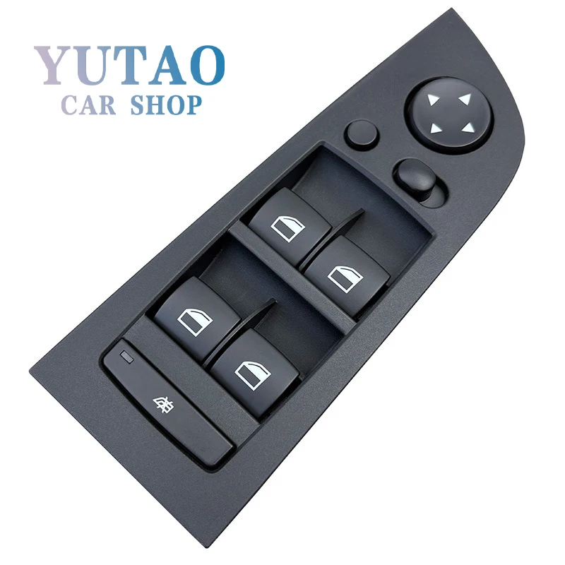 

For BMW E90 E91 325i 328i 330i 316d 320d 325d 330d M3 Driver Window Mirror Switch Button Black Panel 61319217332 LANDKAVASS