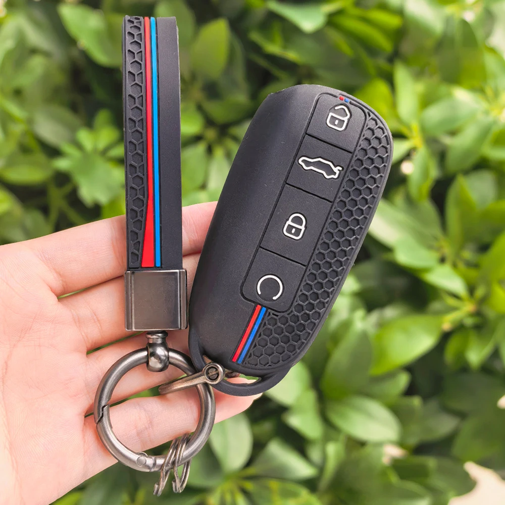 For omoda 7 C7 shs phev 2026 2025 Light Star Wishes Exploration Youth Version Silicone Key Case Cover Holder Chain