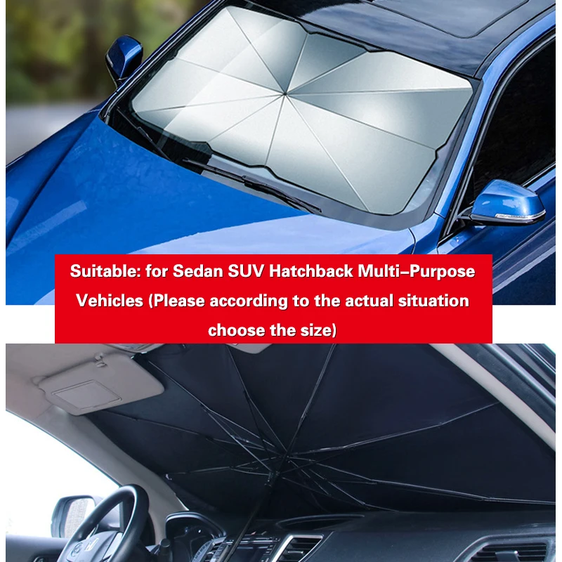 

Car Parasol Sun Shade Protector Auto Front Window Sunshade Covers Car Sun Protector Interior Windshield Protection Accessories