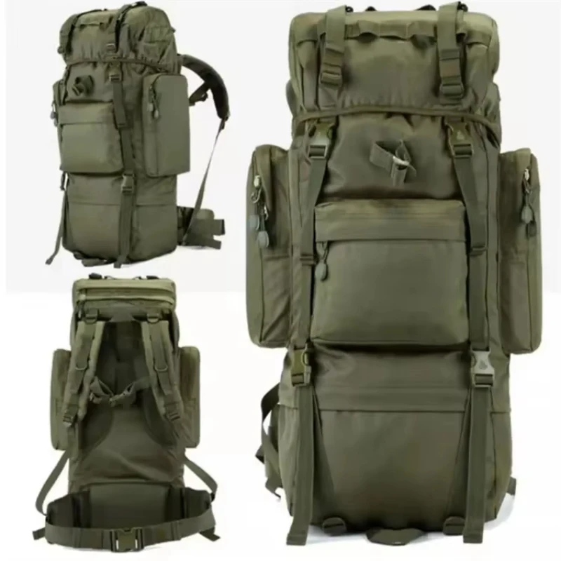Mochila táctica Moeller de gran capacidad para exteriores, bolsa impermeable de nailon para acampar y senderismo, 100L