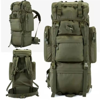 100L Large Capacity Outdoor Mochillas Waterproof Bag Nylon Camping Hiking Moeller Tactical Backpack