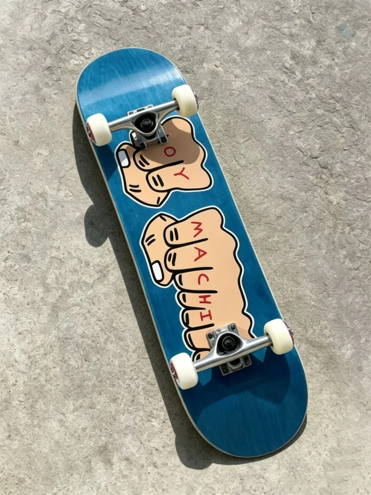 Brand Discount Toy Machine Skateboard Street Skateboard Youth Adult Double Kick Skateboard  Complete Maple Double Concave Deck