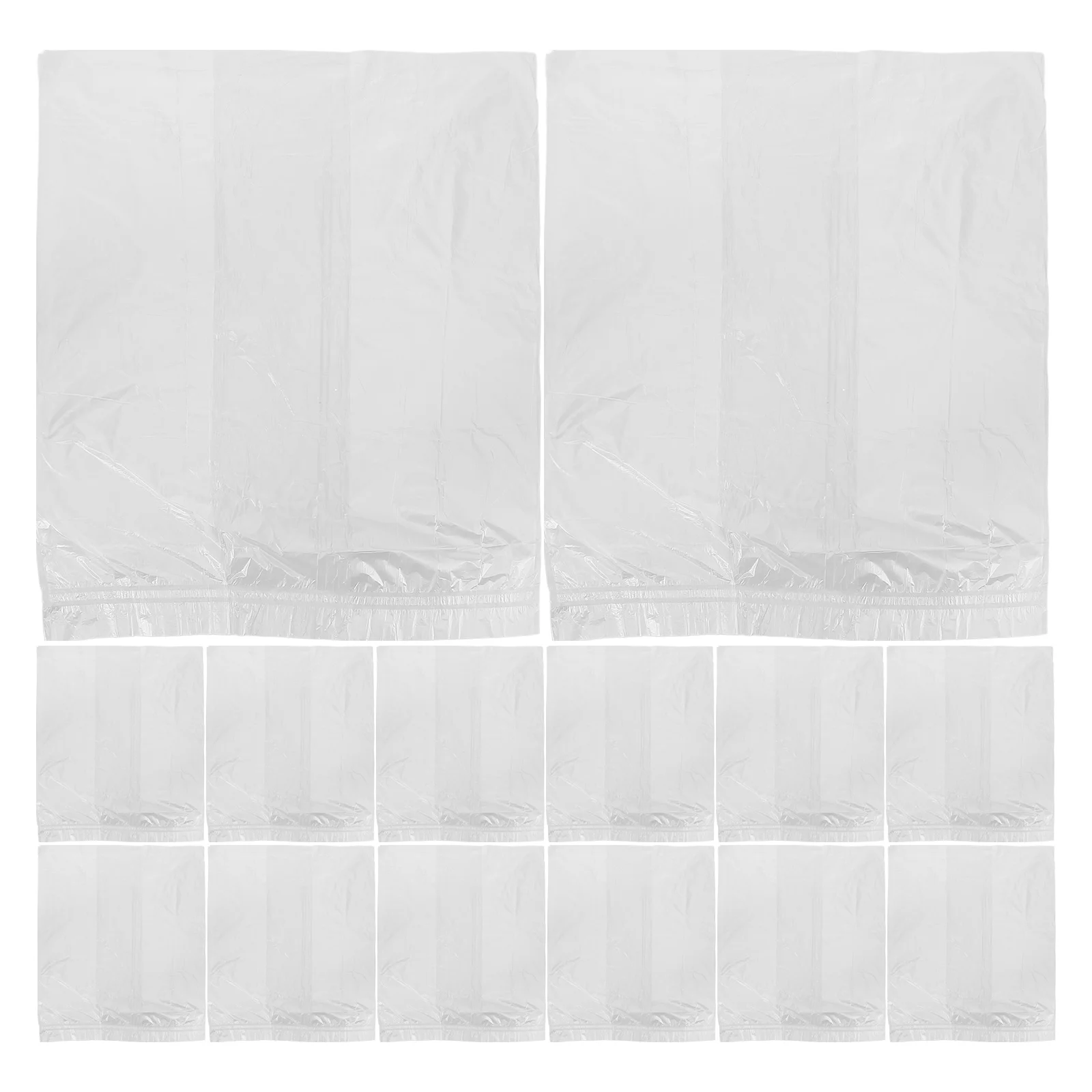 

160 Pcs Washbasin Beauty Salon Supplies Disposable Foot Soak Plastic Tub Liners