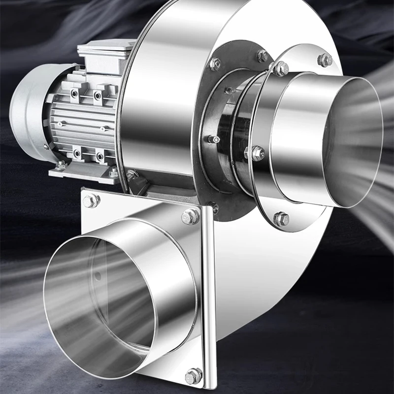 مروحة صناعية تتحمل درجات الحرارة العالية YN5 47 مروحة غلاية محفزة من الفولاذ المقاوم للصدأ 220 فولت لإزالة الغبار #1