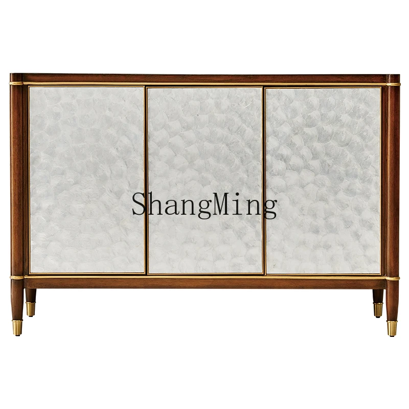 

CL light luxury solid wood shoe cabinet entrance entrance large capacity household storage door multi-functional shoe cabinet