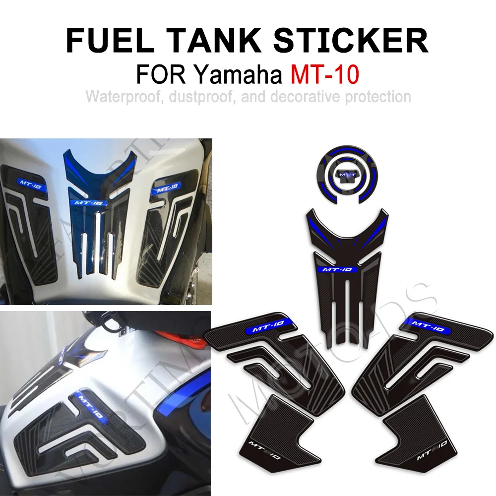 

MT10 Motorcycle For Yamaha MT-10 MT 10 SP FZ10 FZ mt10 Tank Pad Gas Fuel Oil Kit Knee Fender Stickers Decal Protector
