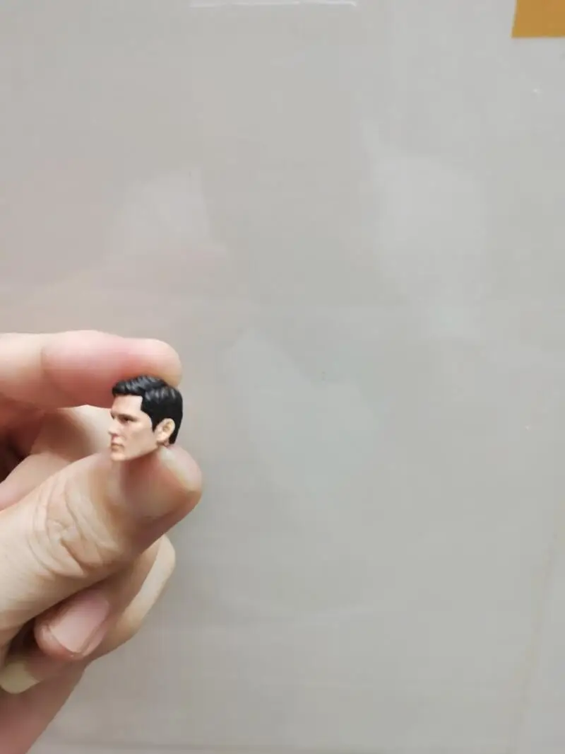 1/18 escala cabeça escultura estrela europeia jensen acles soldado masculino modelo pvc curto cabelo preto 3.75 Polegada figura de ação corpo boneca