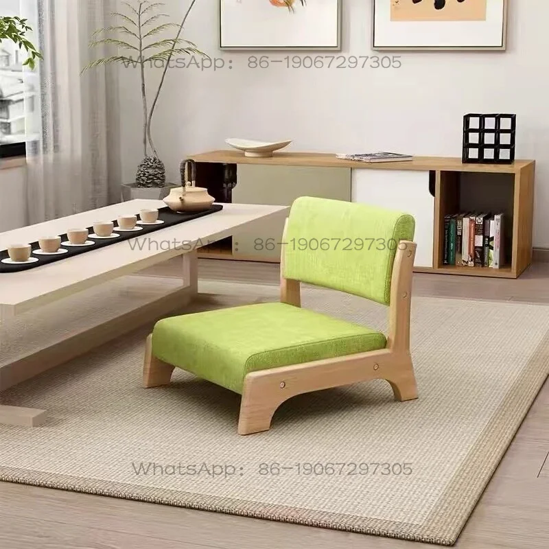 Tatami Legless Backrest Low Stool Household Balcony Bed Chair