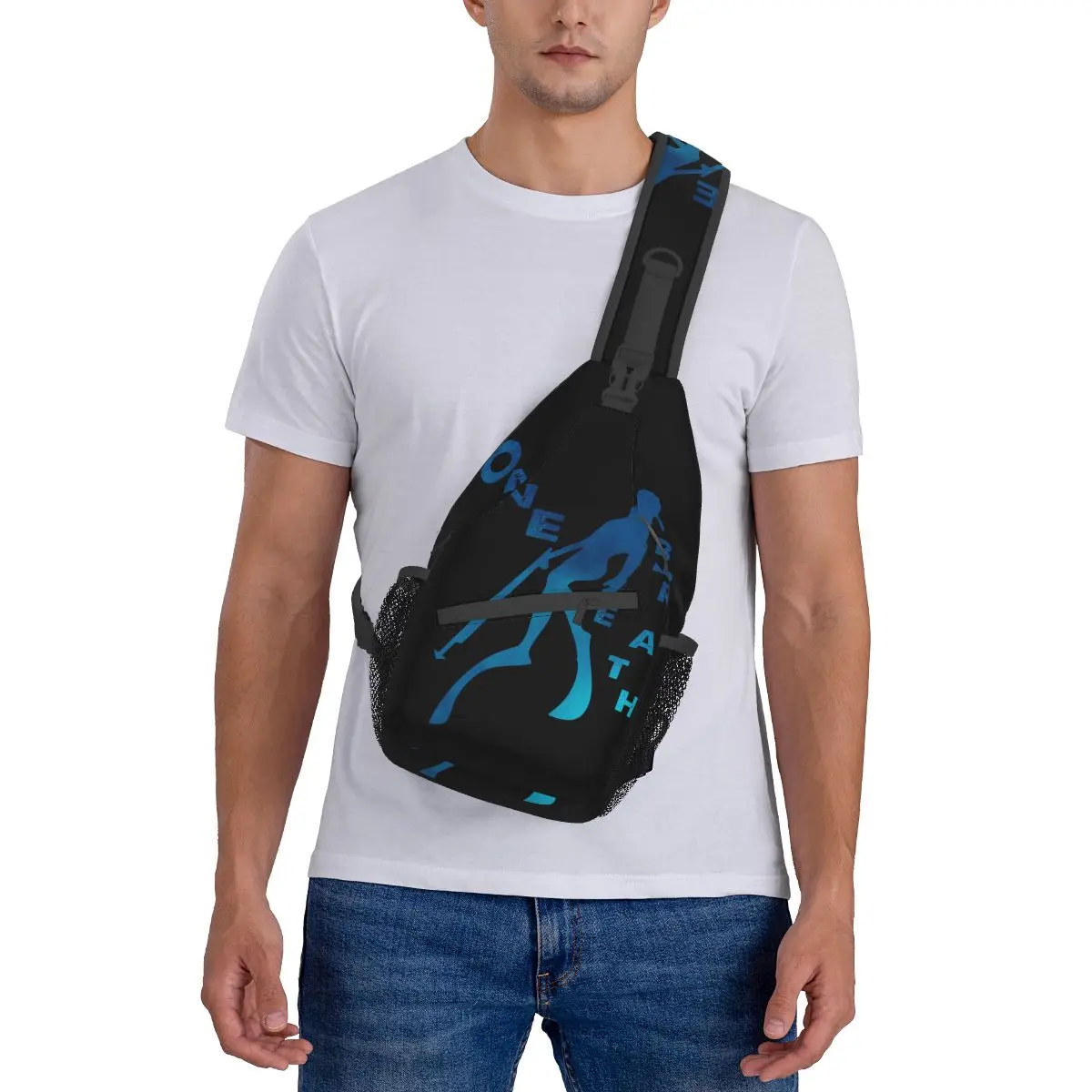 Dive Scuba Diving borsa a tracolla sport One Breath pesca subacquea amanti dell'apnea borsa a tracolla donna uomo zaini a tracolla da viaggio