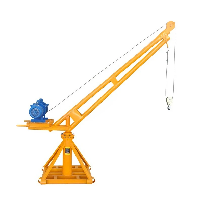

Crane household small lift feeder 220v outdoor roof building decoration electric lifting 1 ton hoist
