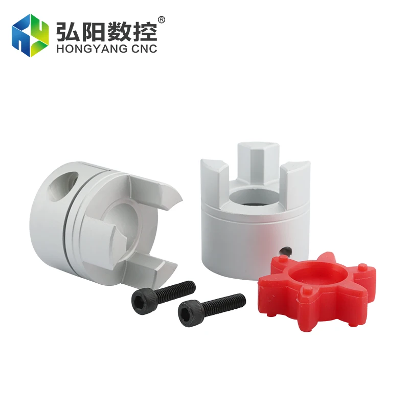 Kopling Plum CNC D40 L50 konektor Motor sekrup enkoder elastis torsi tinggi aluminium 8/10/12/12.7/14/15/16/18/19/20/22mm