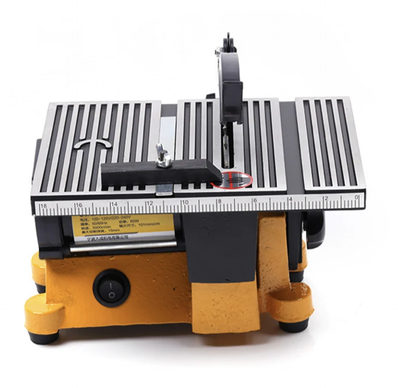 Mini Electric Table Saw Wood Stone Metal Glass Cutting Machine 5000Rpm Adjustable Angle Table Saw