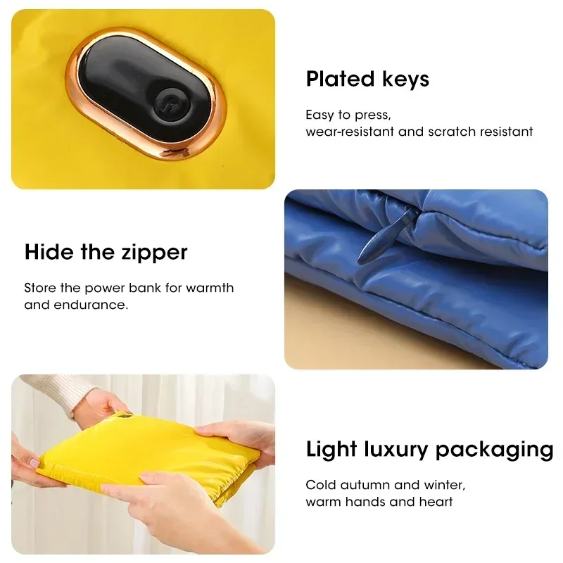 Electric Portabale Warmer Hand Warmer Winter Graphene Heating Pad Electric Body Belly Heater Warmer Mat USB Connect