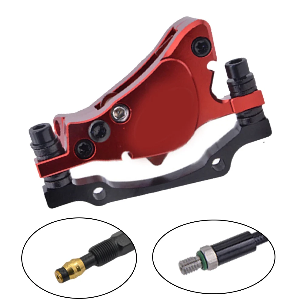 

Bike Brake Caliper Replacement for Electric Bikes 51MM Distance Compatible with 6MM/8MM Brake Tubes Mineral Oil Required