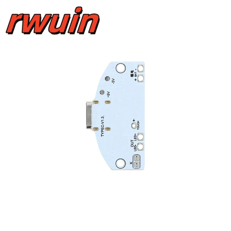 10PCS/1PC USB Charging Touch Dimming Module Type-C Table Lamp Circuit Board Three Gear Stepless Dimming LED Touch Night Lamp