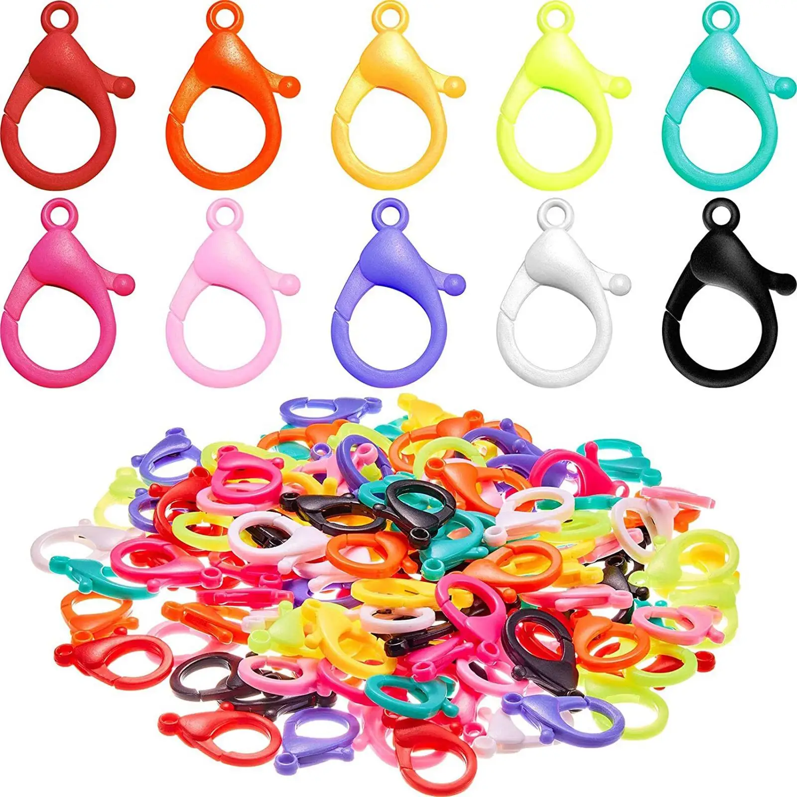 

Buckle Hook Bag Accessories Creating Plastic Jewelry 35x20mm for