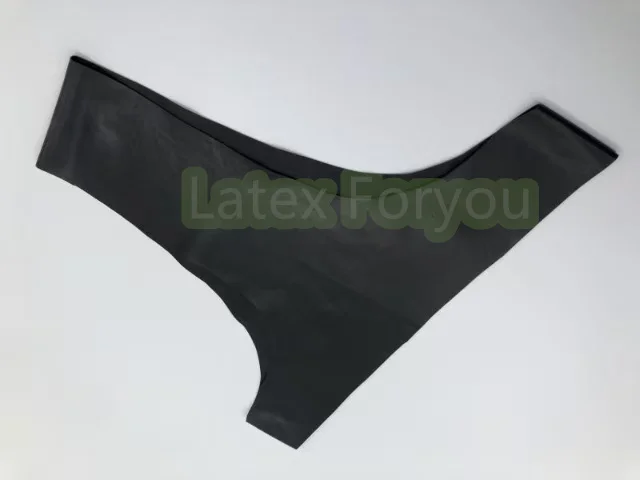 Natural Latex Woman Shorts Latex Rubber Thong Latex briefs sexy T-shorts Exotic G-strings Sexy Panties Seamless bikini