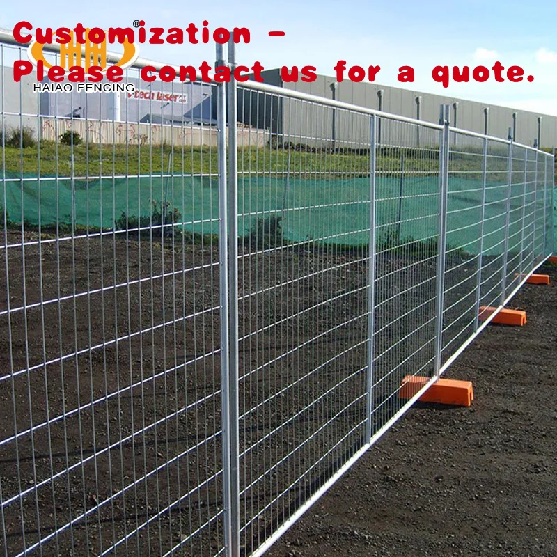 

custom.Hot Dipped Galvanized Construction Site Event Welded Wire Metal Australian Temporary Fence Panels