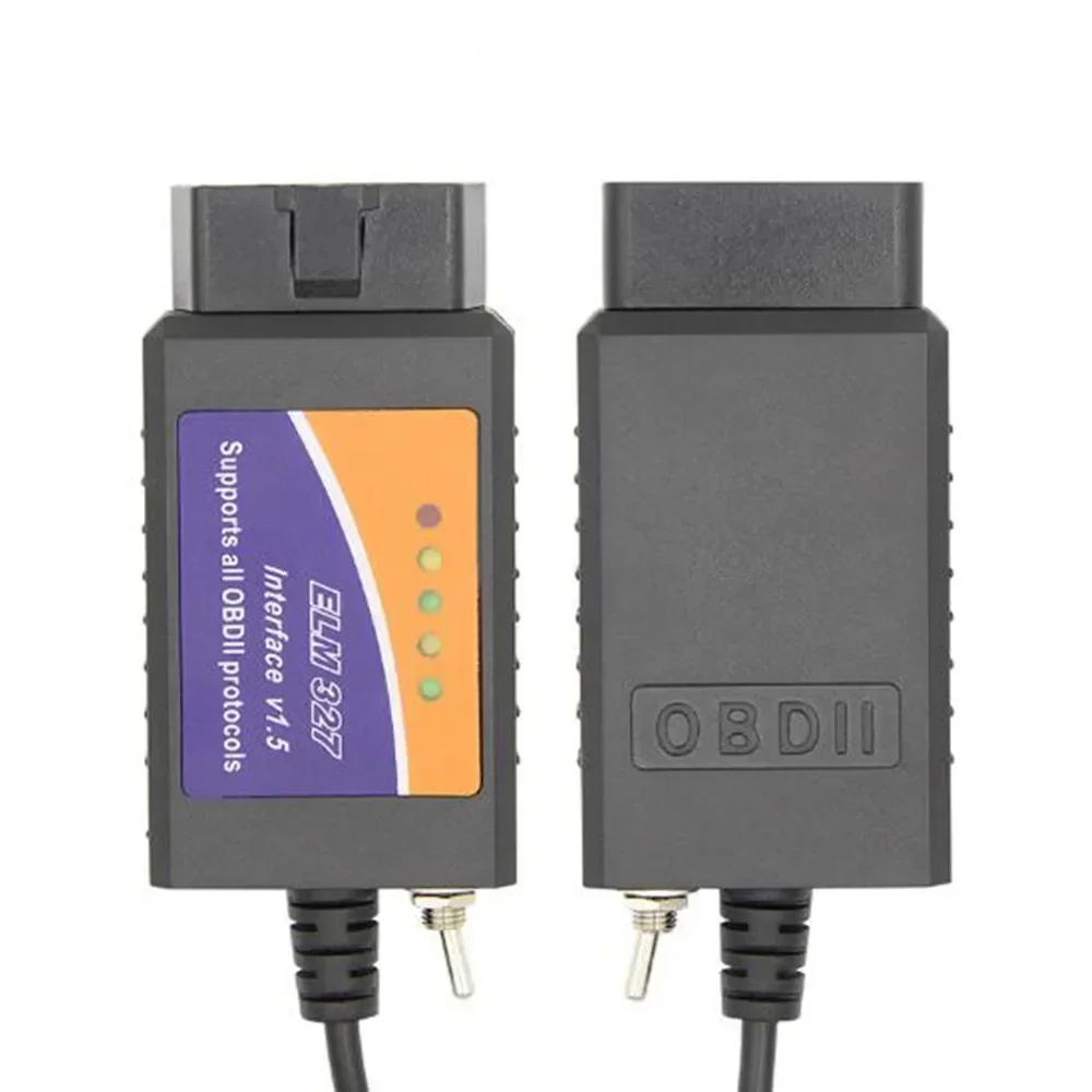 Eswitch Obd 2 LM327 V1.5 USB PIC18F25K80 CH340 HS/MS CAN لفورد Elm327 لـ FoCCCus FORScan Obd2 الماسح الضوئي أداة تشخيص السيارات