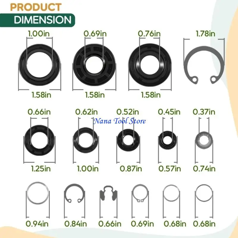 

31GJ 70853 Overhaul Rebuild Seal Retaining Rings Hydraulic Gear Replacement Seal Rubber Component