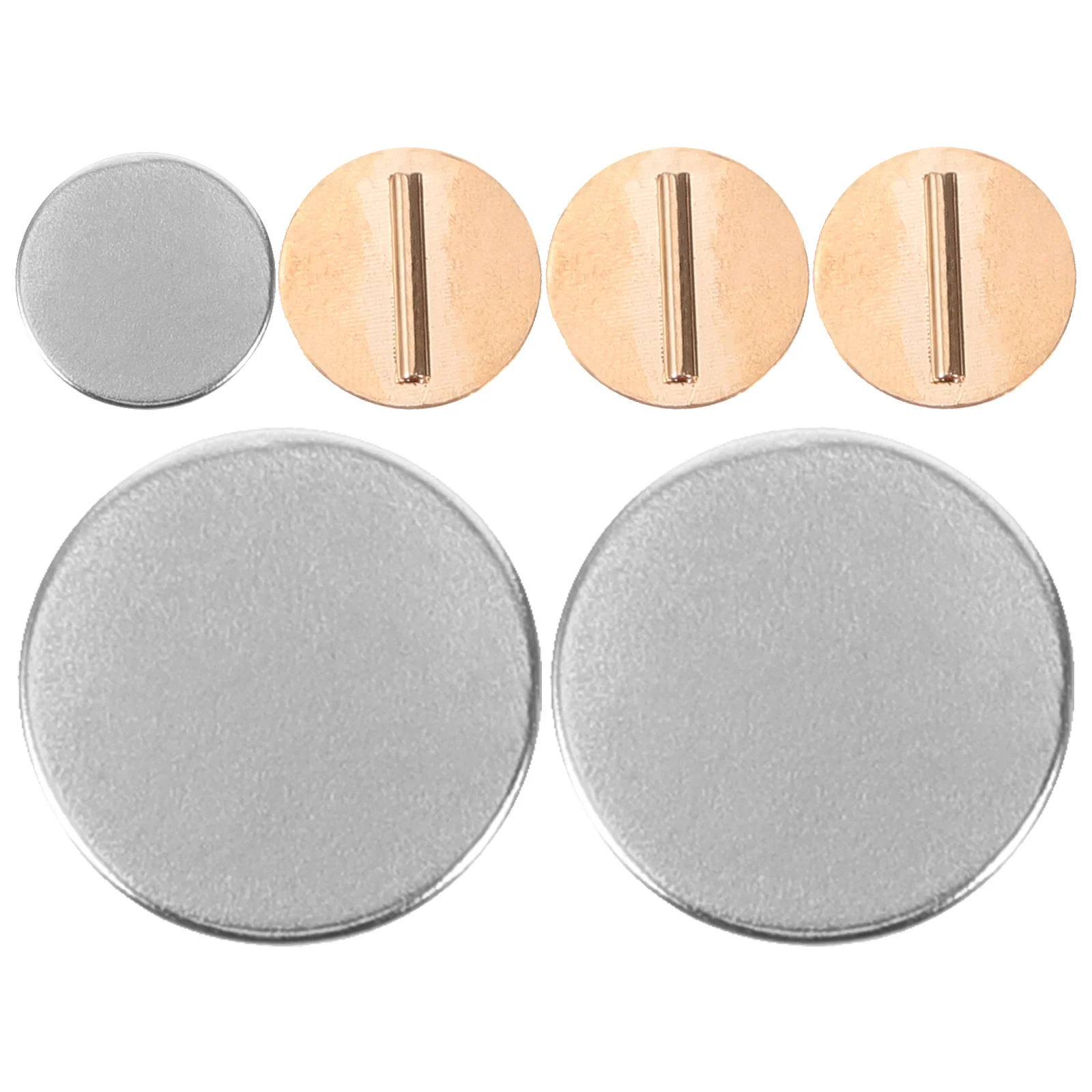 

3 Pcs Brooch Converter Magnetic Buckle Golden Magnet Brooch Converter Metal Clothes Pin Holder Strong Magnet Easy Use