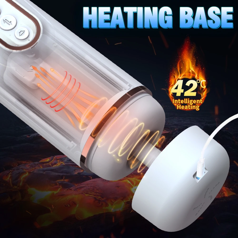 Automatic Thrusting Rotating Male Masturbator Licking Stroker Sucking Blowjob Penis Pump 5 IN 1 Adult Sex Toys For Men view 4