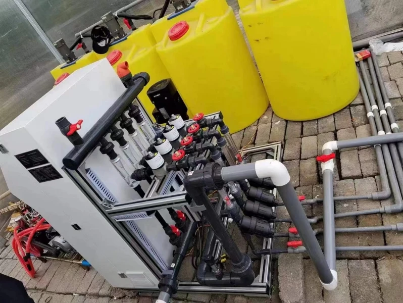 Large Area Planting Automatic Fertigation  Nutrient Management Greenhouse Smart Fertilizer Irrigation System Fertigation Machine