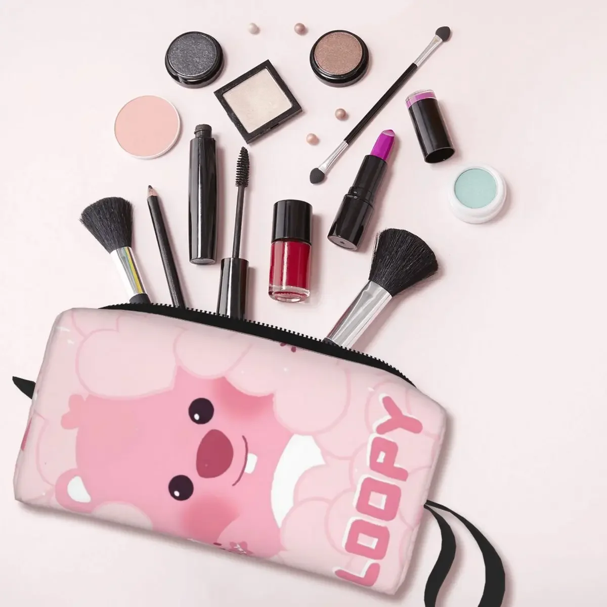 

Kawaii Loopy мультфильм бобра косметички милые мужские косметички стильный водонепроницаемый органайзер для макияжа чехол