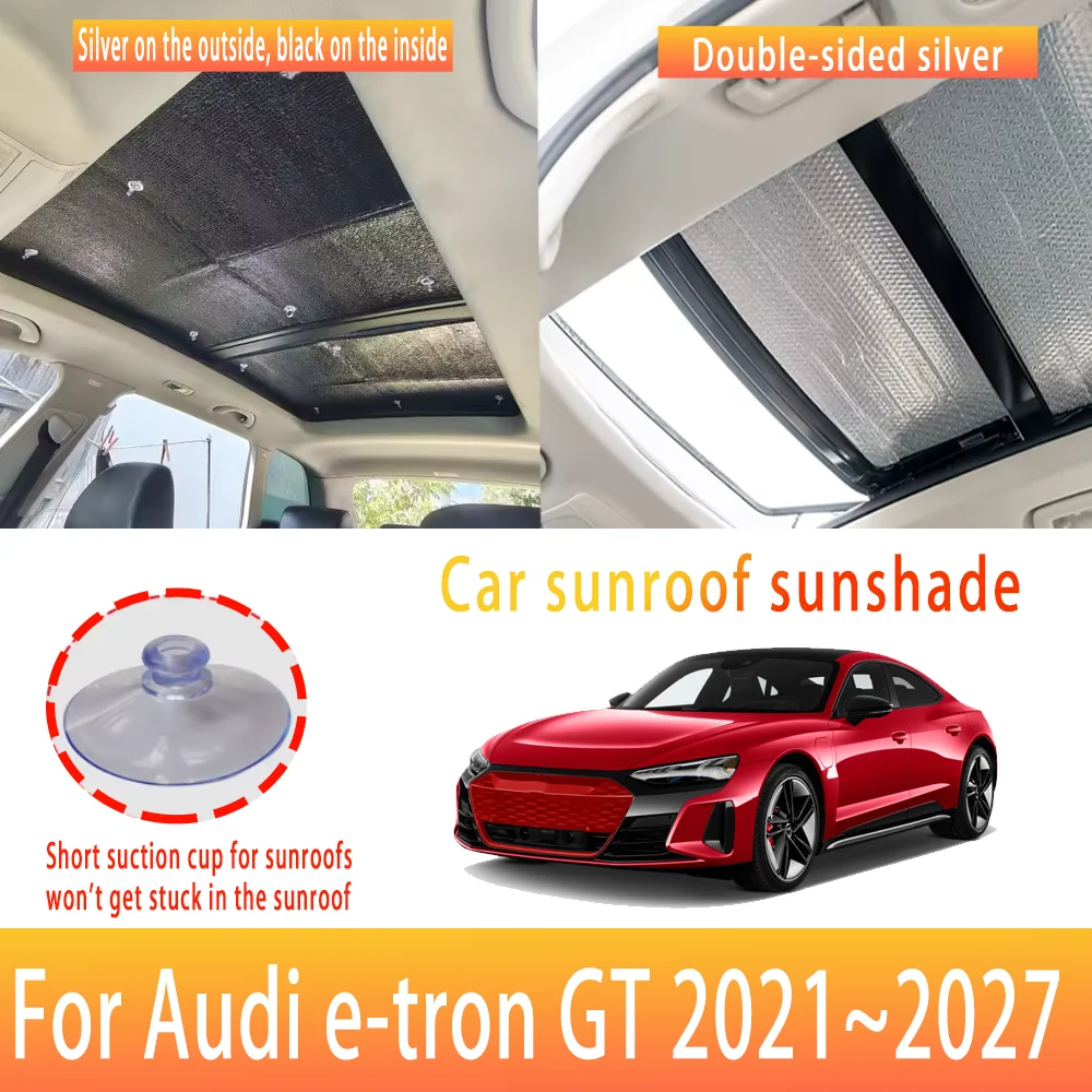 

Auto Sunroof Sunshade Suitable For Audi e-tron GT 2021~2027 Car Panoramic Roof Heat Shield Window Sunshade Anti-UV Accessories